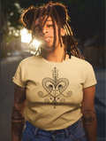 T-shirt blanc col rond 100% VV