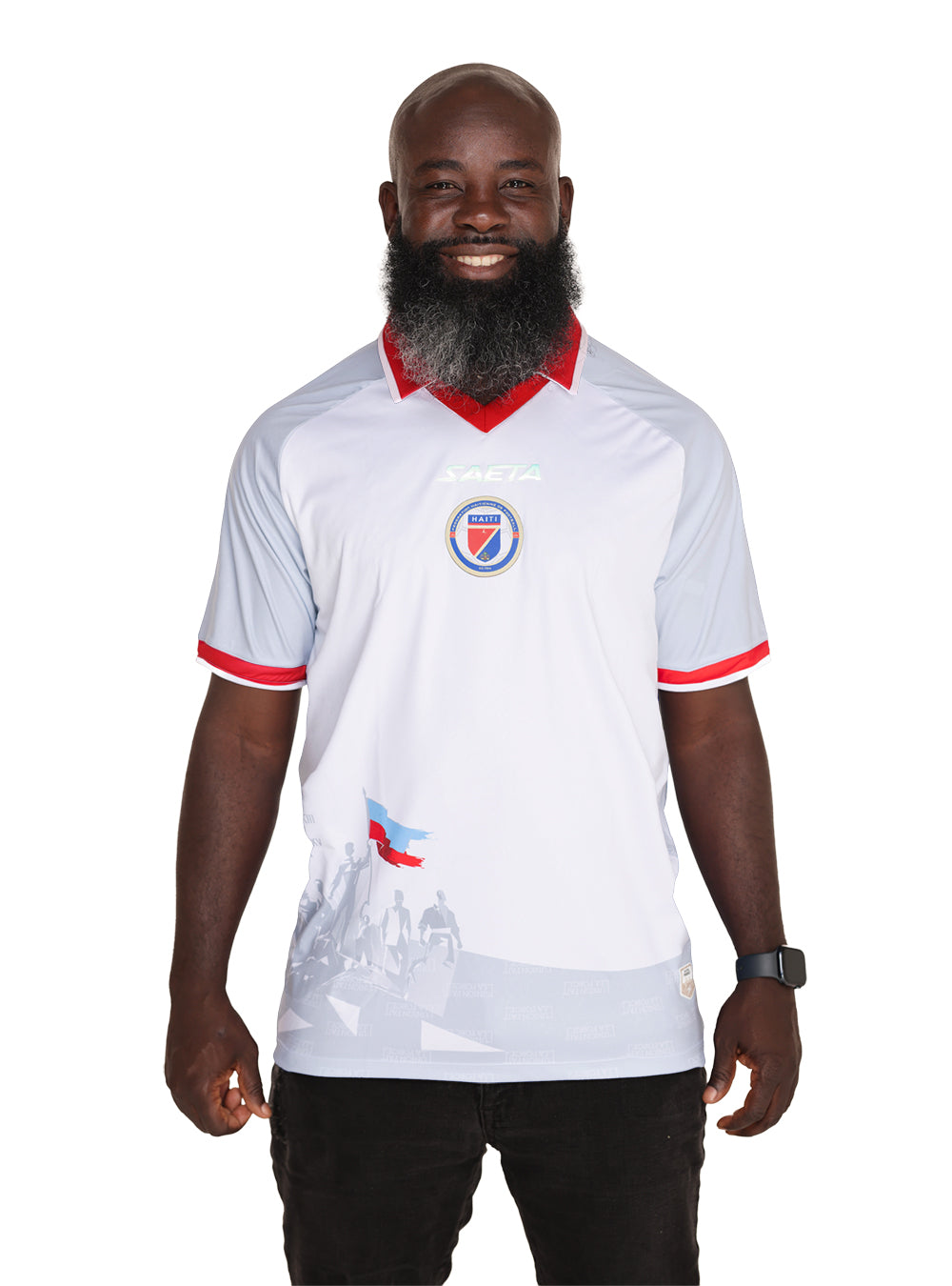 Maillot Extérieur Authentique Haïti Coupe du Monde 2026