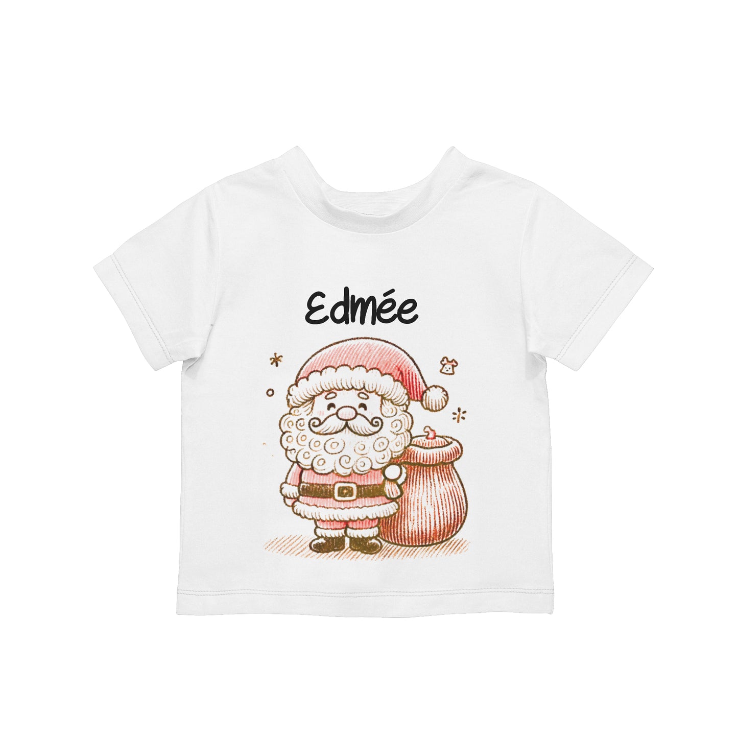 Tee-shirt manches courtes enfant - Père noël - Personnalisable