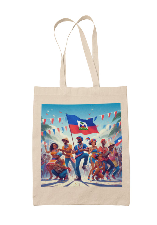 Tote bag shopping bag sac en toile Haïti - RARA